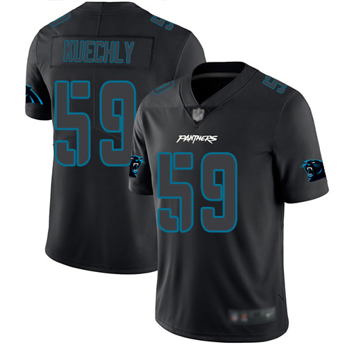 Carolina Panthers Limited Black Men Luke Kuechly Jersey NFL Football #59 Rush Impact